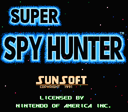 Super Spy Hunter title screenshot